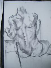 Life drawing no 3 - click here to see an enlargement
