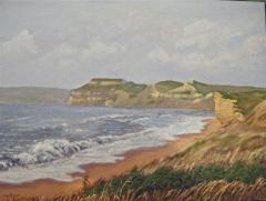 Coast at Burton Bradstock - click here to see an enlargement