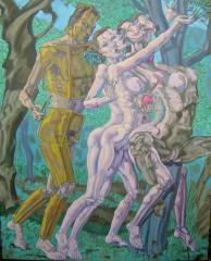 Apollo and Daphne, Divine Proportion in Pursuit of Nature - click here to see an enlargement (opens a new window in front of this page)